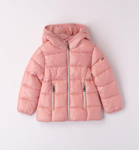 iDO down jacket for girls from 9 months to 8 years ROSA-2524