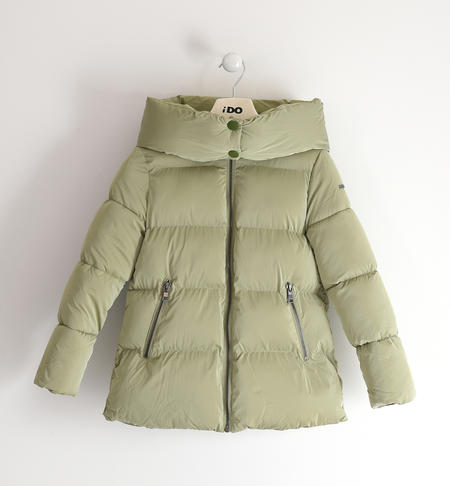 Giubbotto imbottito ragazza - da 8 a 16 anni iDO TEA GREEN-5521