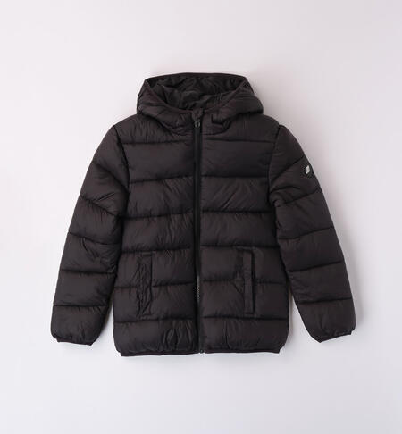 iDO padded jacket for boys from 8 to 16 years NERO-0658