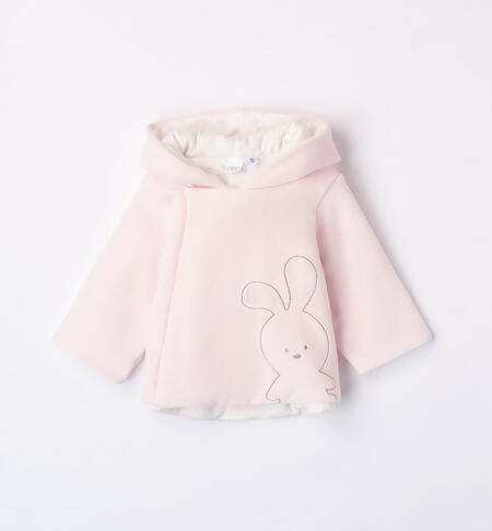 iDO chenille jacket for babies from 1 to 24 months ROSA-2512