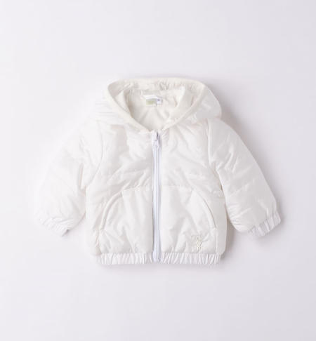 iDO nylon jacket for babies from 1 to 24 months BIANCO-0113
