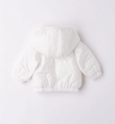 iDO nylon jacket for babies from 1 to 24 months BIANCO-0113
