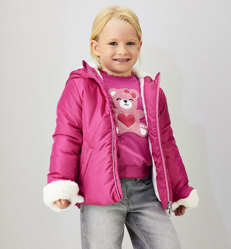 Giubbotto invernale bambina FUCSIA