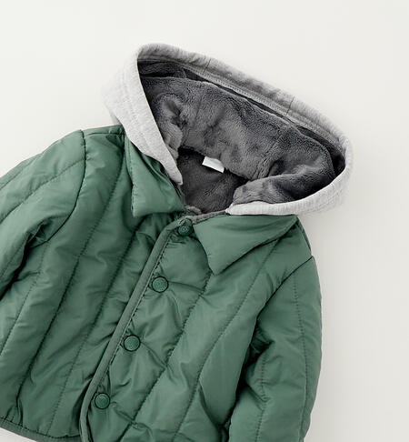 Giubbotto invernale neonato VERDE MILITARE-4717