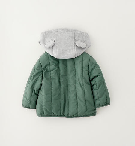 Giubbotto invernale neonato VERDE MILITARE-4717