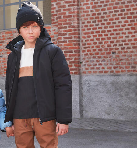 Boys' winter jacket BLACK