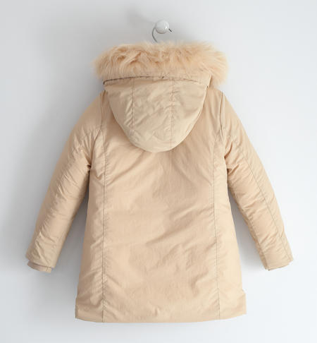 Girl¿s winter jacket  from 8 to 16 years by iDO NATURAL BEIGE-0343