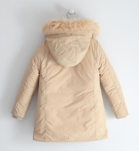Giubbotto invernale ragazza - da 8 a 16 anni iDO NATURAL BEIGE-0343