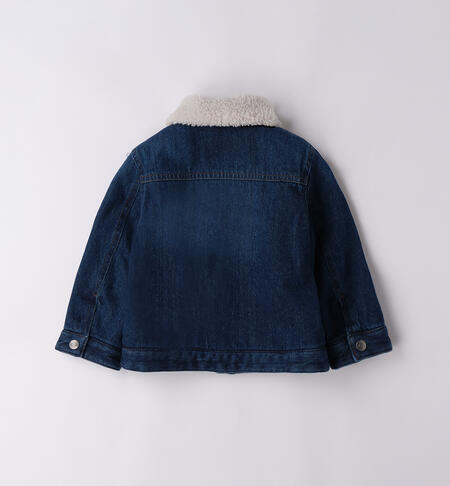 Giubbotto jeans bambino STONE WASHED MEDIUM BLUE -7044