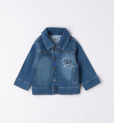 Giubbotto jeans neonato BLU