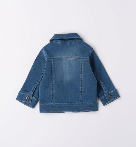 iDO denim jacket for baby boy from 1 to 24 months STONE BLEACH-7350
