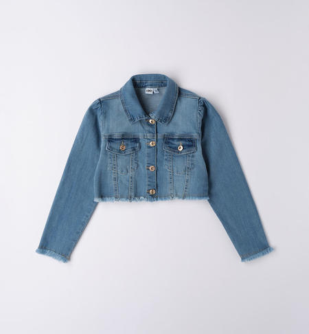 Denim jacket for girls BLUE