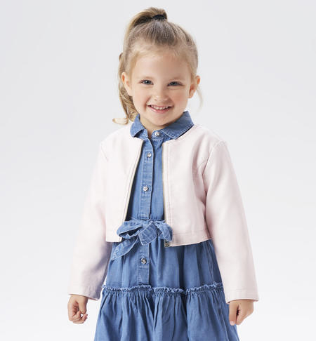 iDO shiny jacket for girls from 9 months to 8 years ROSA-2512