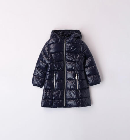 iDO shiny jacket for girls from 9 months to 8 years NAVY-3854