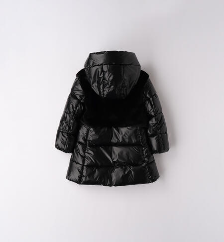 Giubbotto lungo bambina NERO-0658