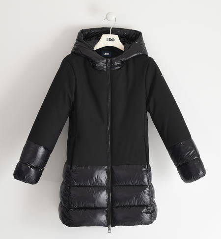 Girl¿s long jacket from 8 to 16 years old iDO NERO-0658