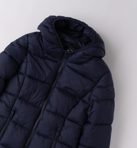 Giubbotto lungo ragazza NAVY-3854