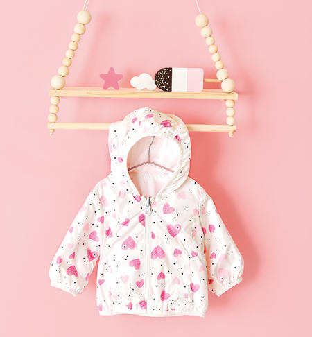 Giubbotto neonata reversibile BIANCO