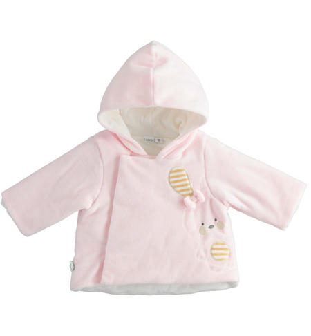 Chenille newborn baby jacket from 1 to 24 months iDO ROSA-2512