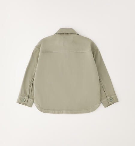 Giubbotto per bambina iDO VERDE MILITARE-4836