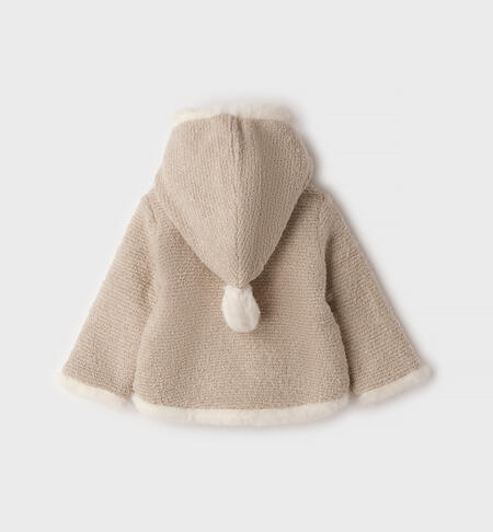 Giubbotto per neonata BEIGE-0434