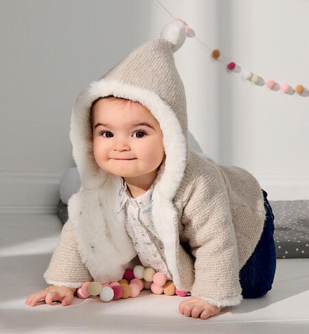 Giubbotto per neonata BEIGE