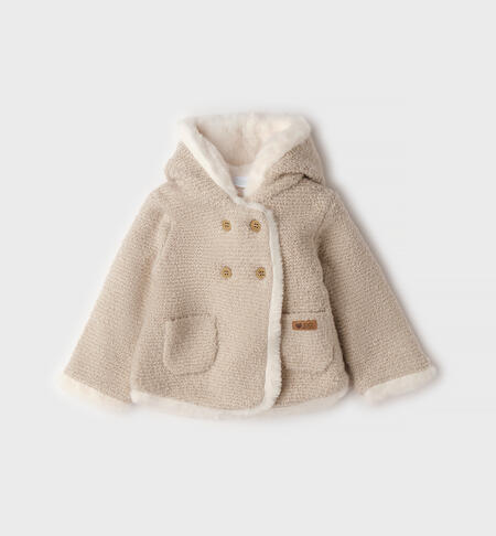 Giubbotto per neonata BEIGE-0434