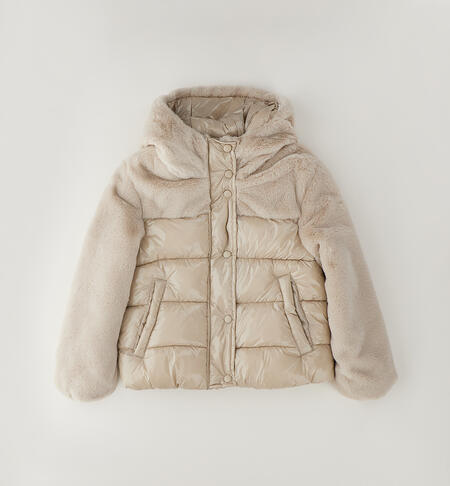 Giubbotto per ragazza BEIGE-0442