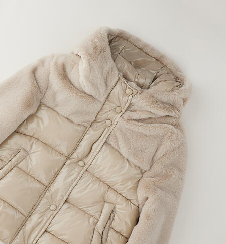 Giubbotto per ragazza BEIGE-0442