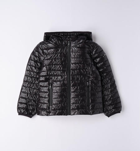 iDO 100 gram jacket for girls from 8 to 16 years NERO-0658