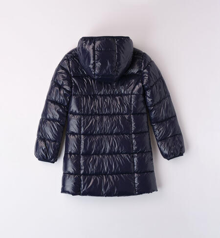 iDO jacket with hood for girls from 8 to 16 years NAVY-3854