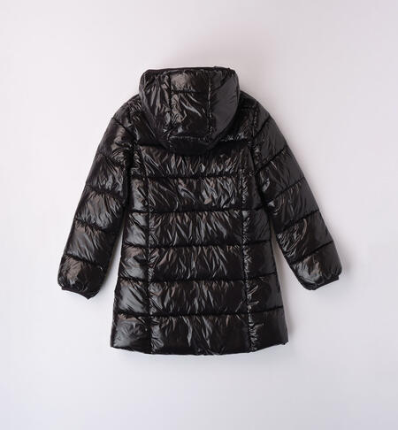 iDO jacket with hood for girls from 8 to 16 years NERO-0658