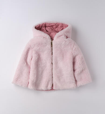 Giubbotto reversibile bambina ROSA ANTICO-2748
