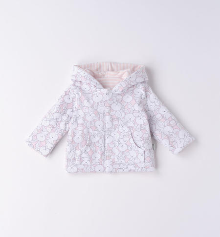 iDO reversible jacket for babies from 1 to 24 months ROSA-2512