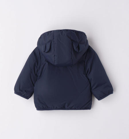 iDO reversible jacket with hood from 1 to 24 months NAVY-3854