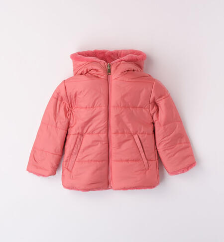 Girls' reversible jacket RED