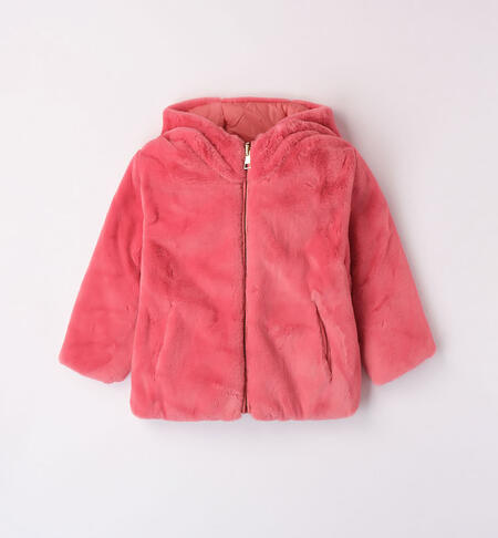 iDO reversible jacket for girls from 9 months to 8 years FRAGOLA-2327