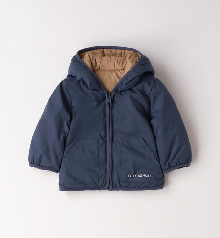 Reversible baby jacket BLUE