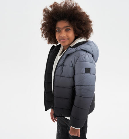 Boys' reversible jacket GREY