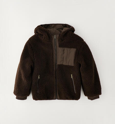 Giubbotto reversibile ragazzo MARRONE-0854