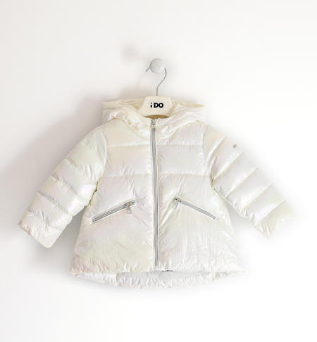 Giubbotto sportivo bambina - da 9 mesi a 8 anni iDO PANNA-0112