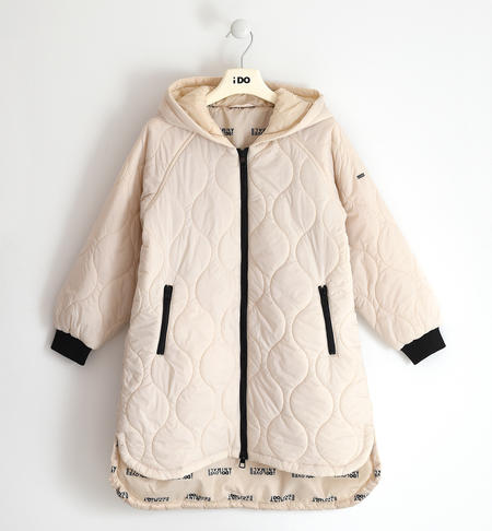 Girl quilted jacket from 8 to 16 years old iDO CRYSTAL GRAY-2911