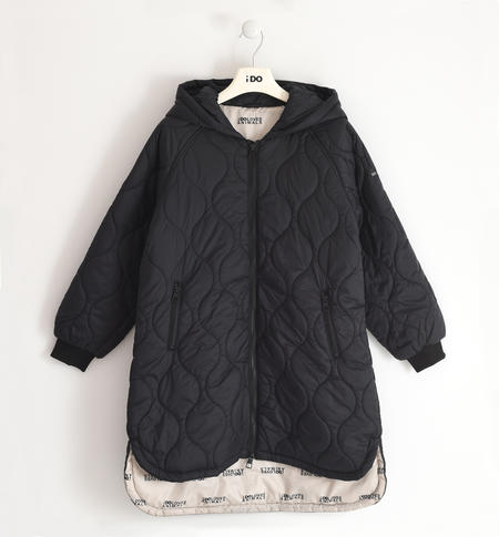 Girl quilted jacket from 8 to 16 years old iDO NERO-0658
