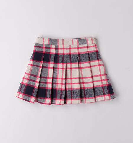Gonna bambina 100% cotone BLU