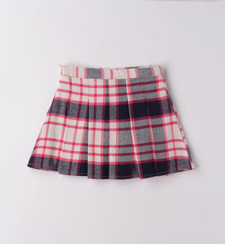 Gonna bambina 100% cotone NAVY-3854