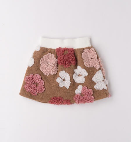 iDO girls¿ skirt MARRONE MELANGE-8901