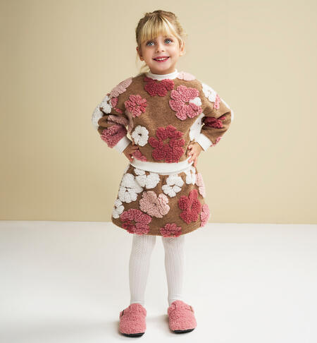 Gonna bambina iDO MARRONE