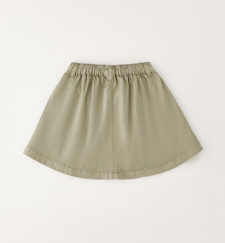 Gonna bambina iDO VERDE MILITARE-4836