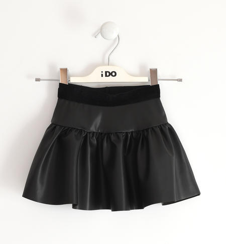 Little girl skirt in shiny fabric