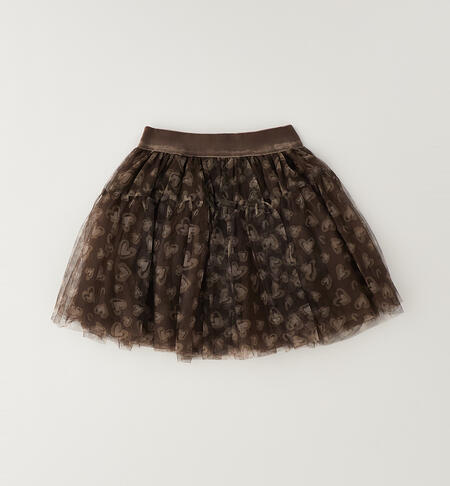Tulle skirt for girls BROWN